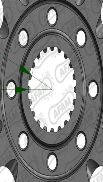 Free Shipping Piñon Afam Steel Self-Cleaning 24305-Step 520 For Motorcycle Parts