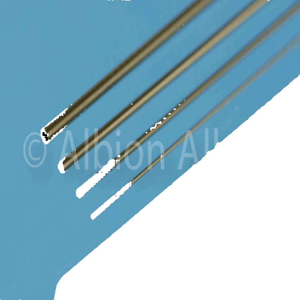 MBT03 Albion Alloys Brass Micro Tube 0.3 mm x 0.1 mm i.d. 3 Pack