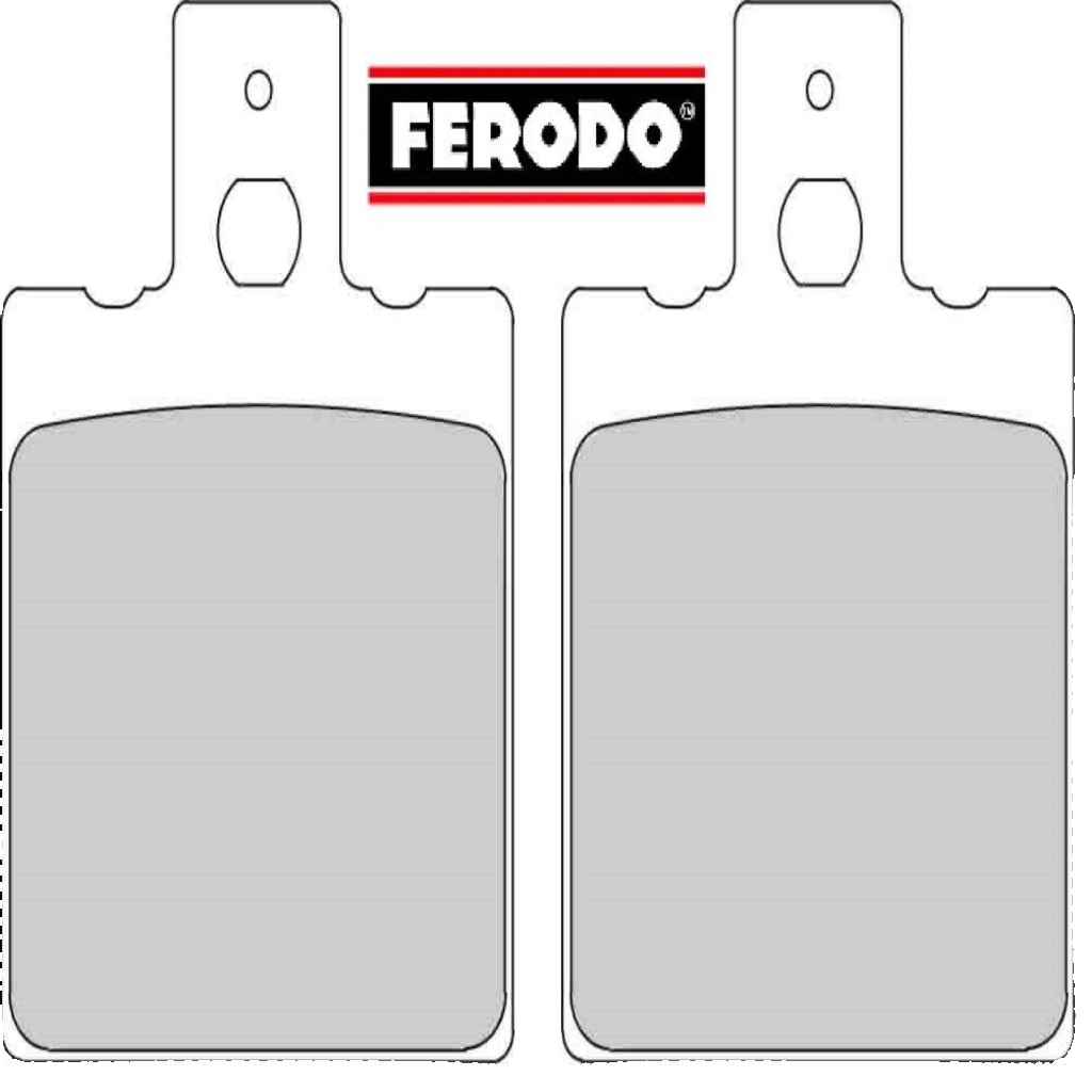Ferodo Rear Brake Pads Moto Guzzi GTS 400 1974 1975 1976 1977 1978