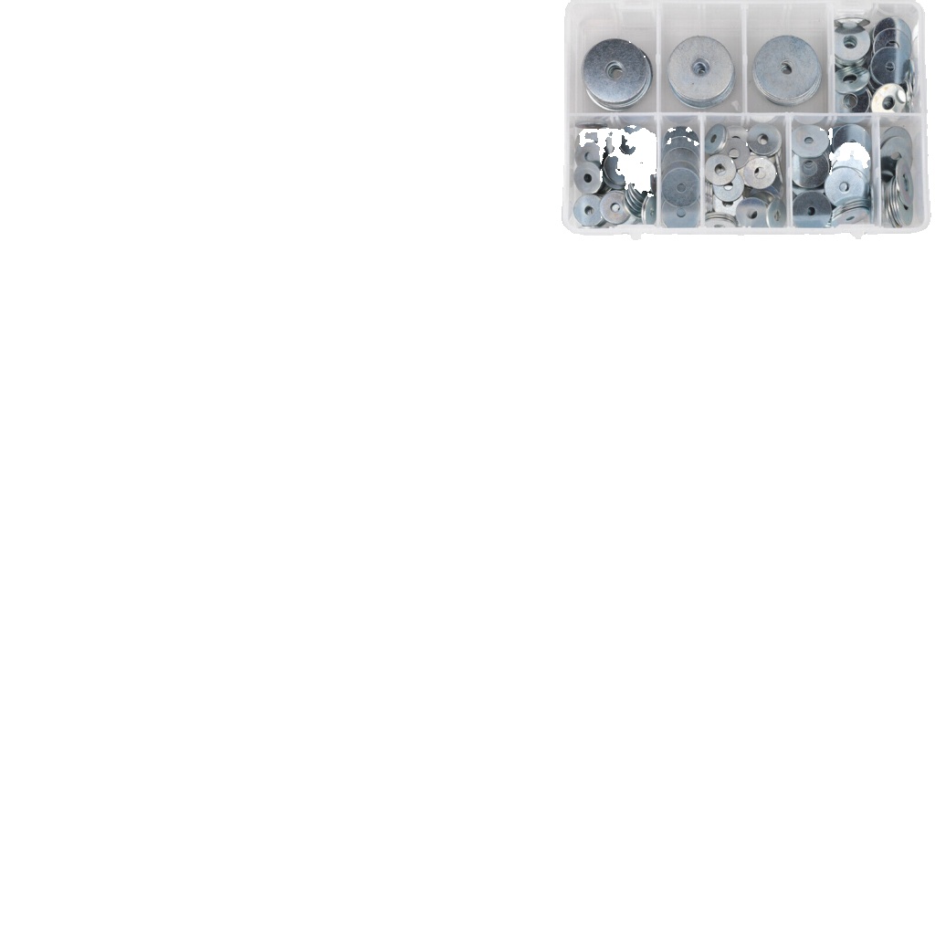 Sealey AB059RW Zinc Plated Repair Washer Assortment M5-M10 240pc