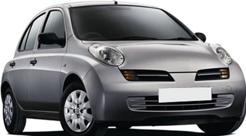 Front Bumper Black Without Fog Lamp Holes Fits Nissan Micra K12 2003-2006