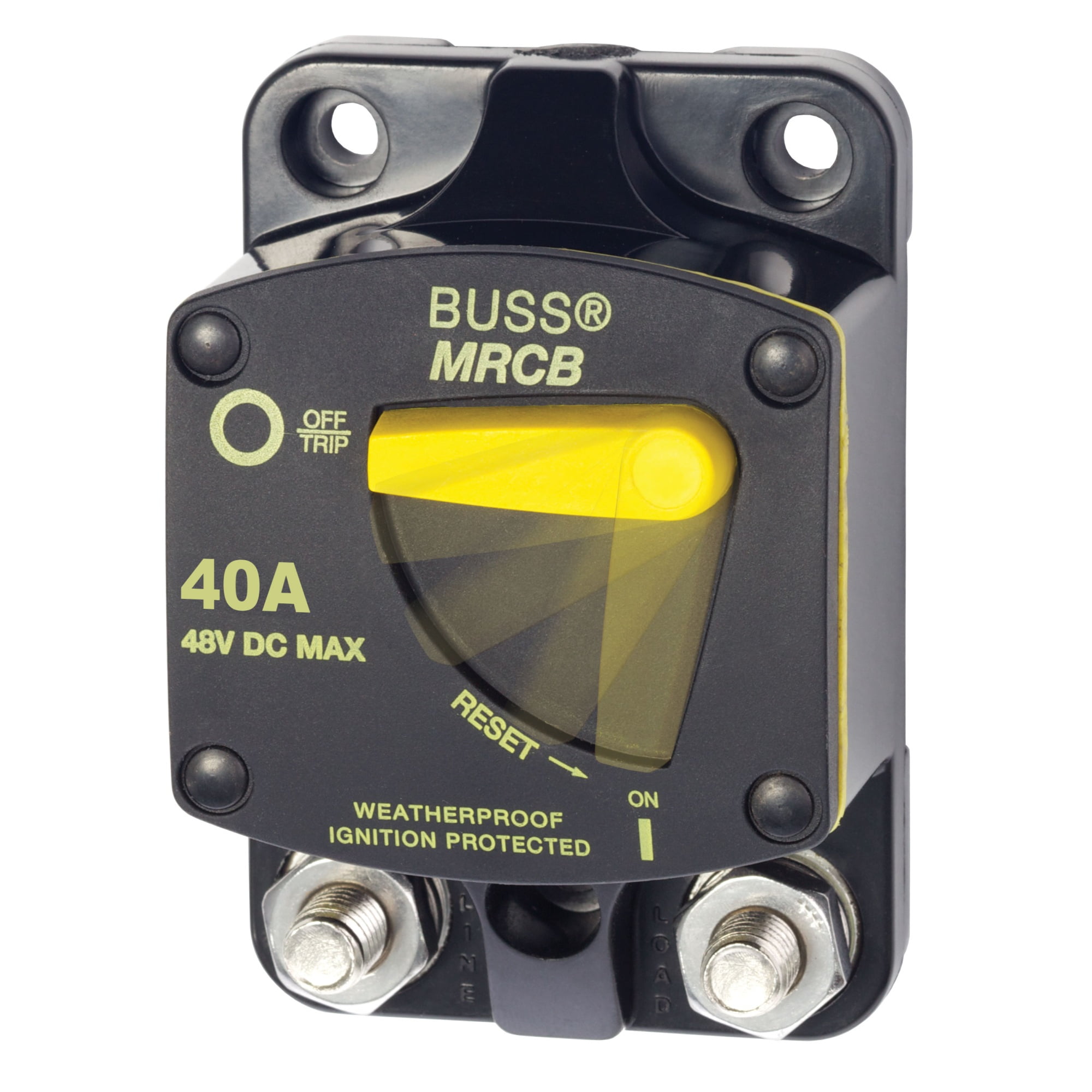Blue Sea 7138 Surface Mount 187 Series 40A Marine Rated Circuit Breaker DC