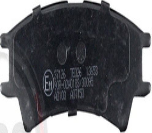 Brake pads 37126 A.B.S. for HYUNDAI AMICA / ATOZ
