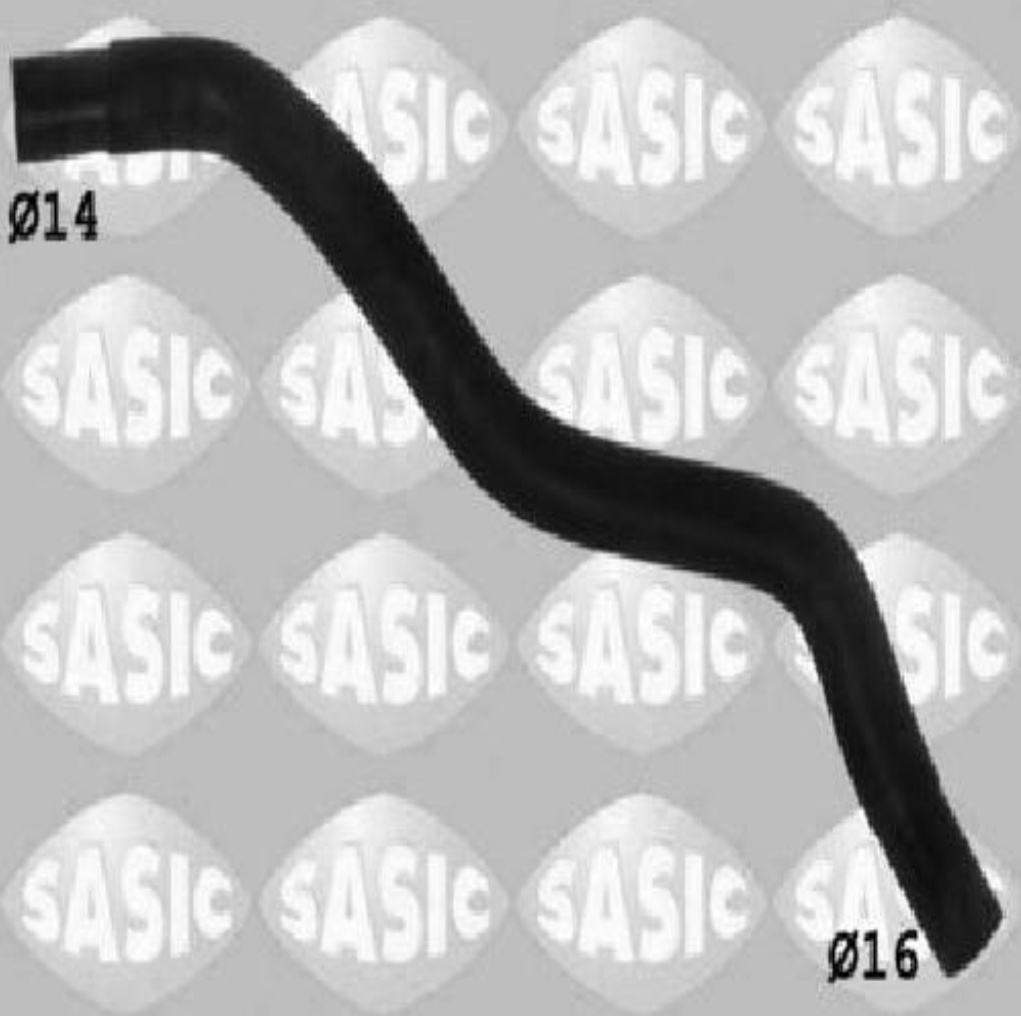 Outlet SASIC 3400185 Radiator Hose for CITROËN,PEUGEOT