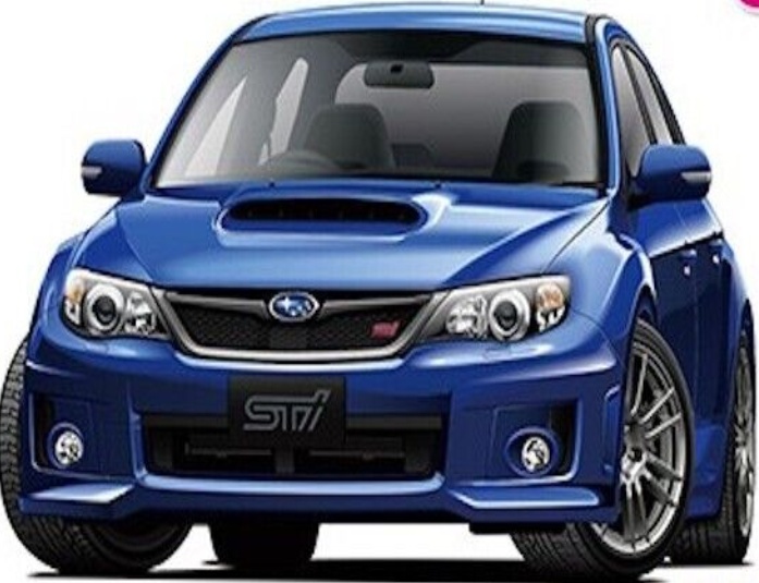Aoshima 1/24 Scale SUBARU GRB Impreza WRX STI 2010 Plastic Model Kit
