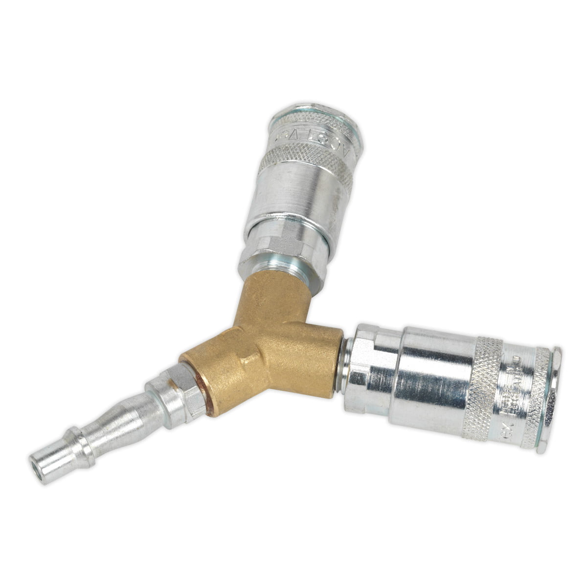 Sealey AC55 PCL Twin Coupling Y-Adaptor