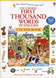First Thousand Words in English Sticker Book by Heather Amery... - 9781409570400