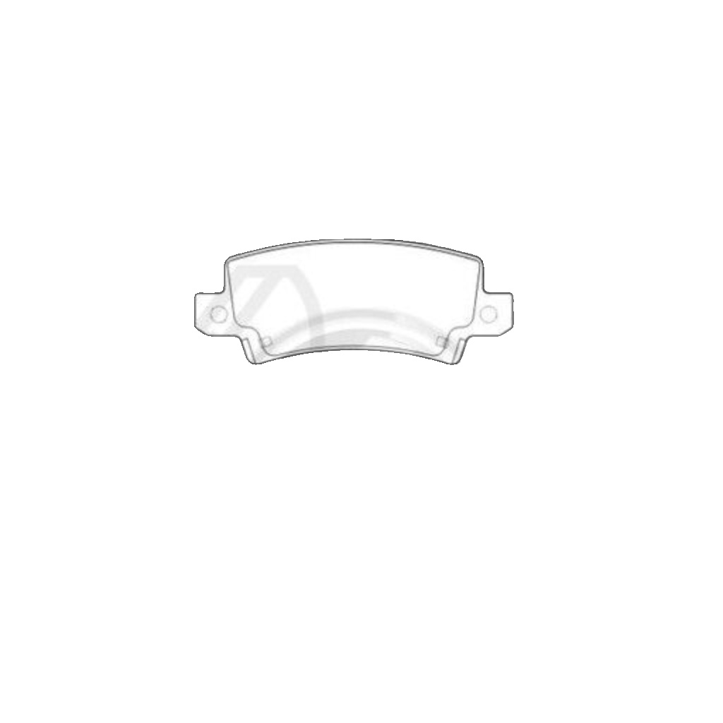 37406 A.B.S. Brake Pad Set, disc brake for TOYOTA