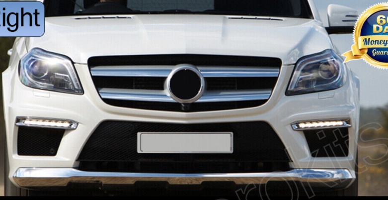 For Mercedes GL X166 GL350 GL450 Headlight Headlamp Lens Plastic Cover 2012-2016