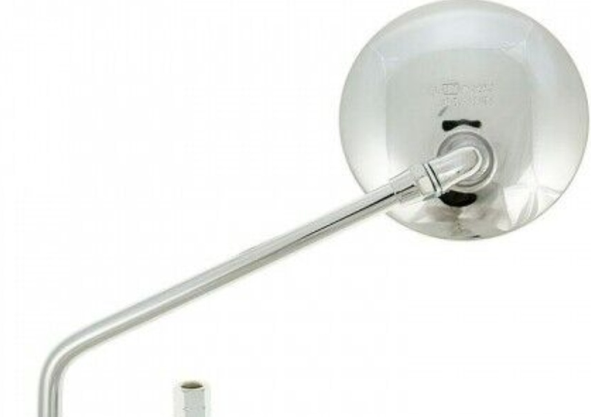 Universal Both Sides Mirror V Parts Chrome Handlebar M10 X 1.25 + Adapter