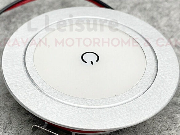 Leisure Glow DELTA 12V LED Recessed Touch Light For VW T5, T6 Campervan - LG200