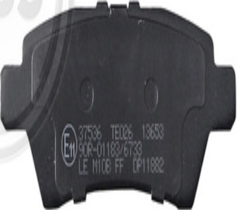 A.B.S. 37536 Brake Pad Set, disc brake for NISSAN
