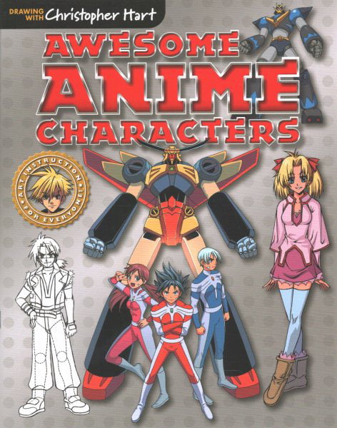 Awesome Anime Characters by C Hart Paperback NEW - Image 3