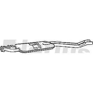 Klarius box with centre pipe fits BMW 325 2.5 84-91 BM171V