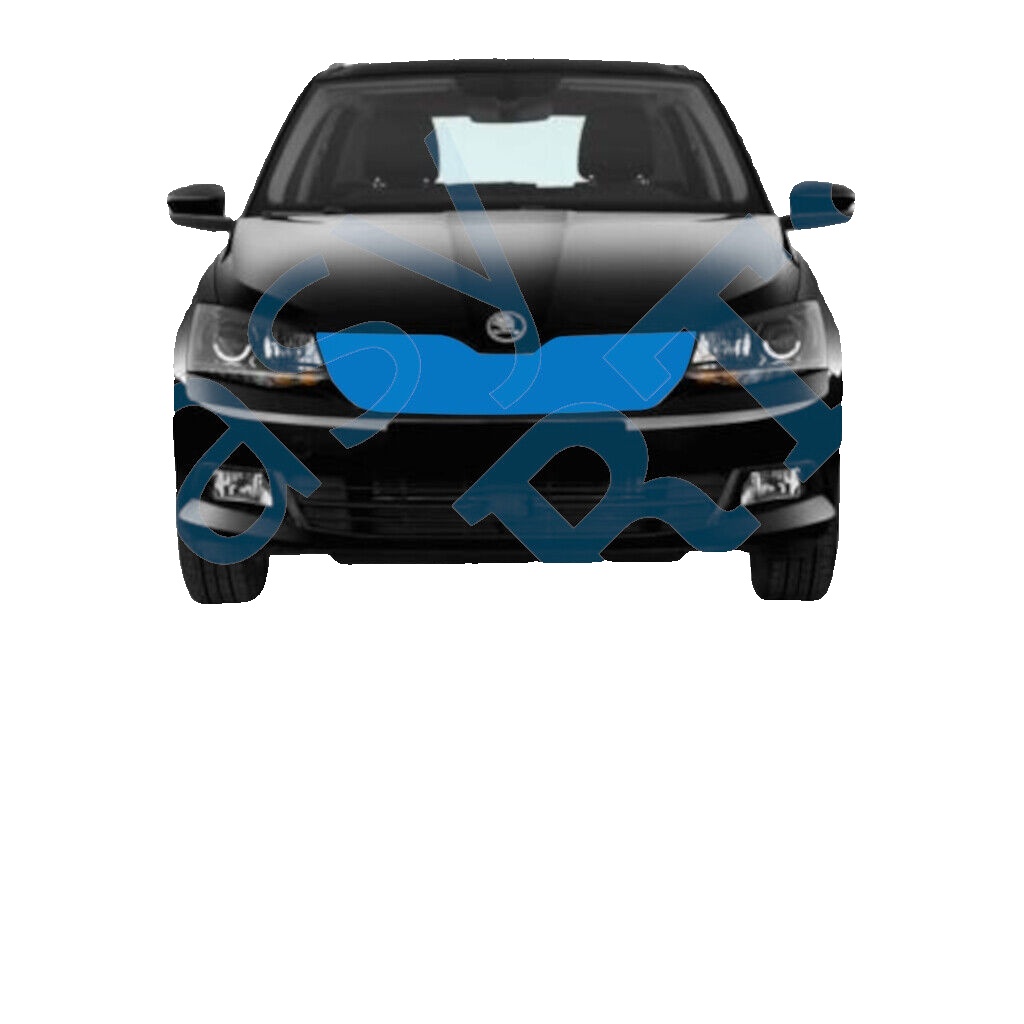 SKODA FABIA 3 2014-2018 FRONT BUMPER UPPER GRILLE CENTER AIR INTAKE CHROME