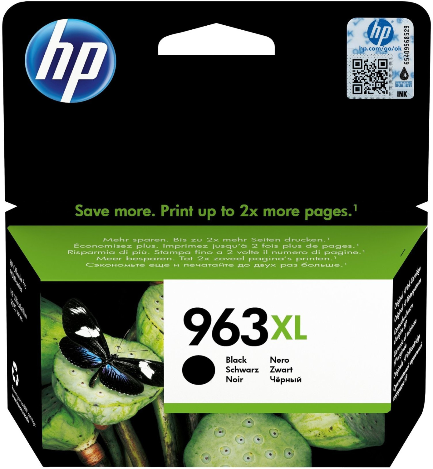 HP 963xl Black Original Ink Cartridge for HP OfficeJet Pro 9019 All-in-One Print