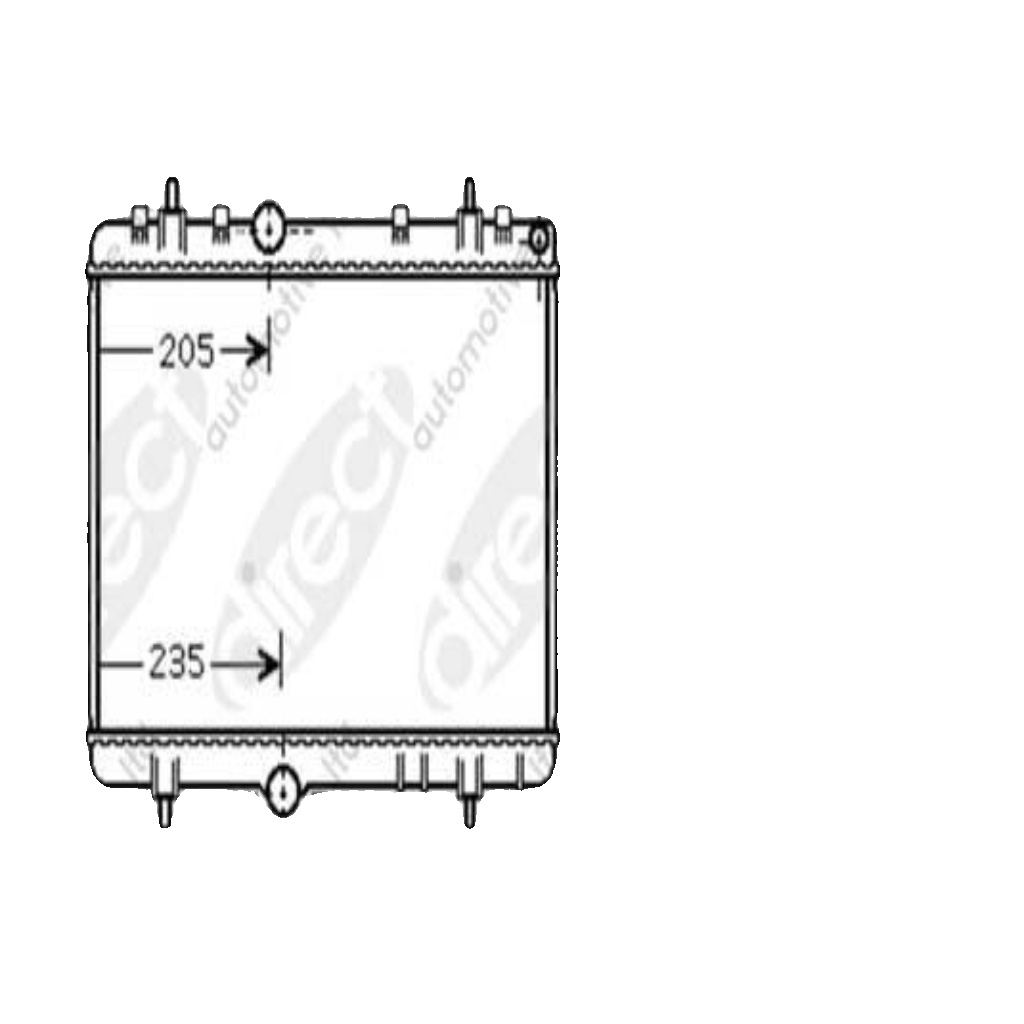 Fits AVA PE2267 WATER COOLER CITROËN BERLINGO (1997) 1.6 HDI  ⭐UK Stock⭐
