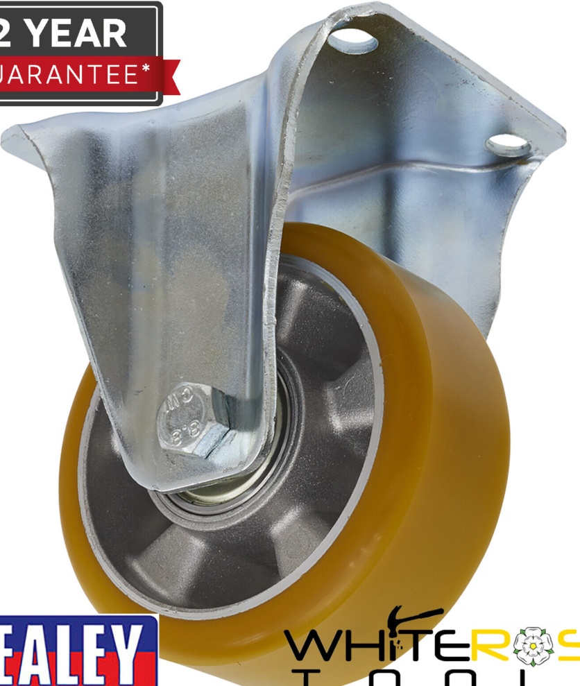 Castor Wheel Fixed Plate Ø125mm
