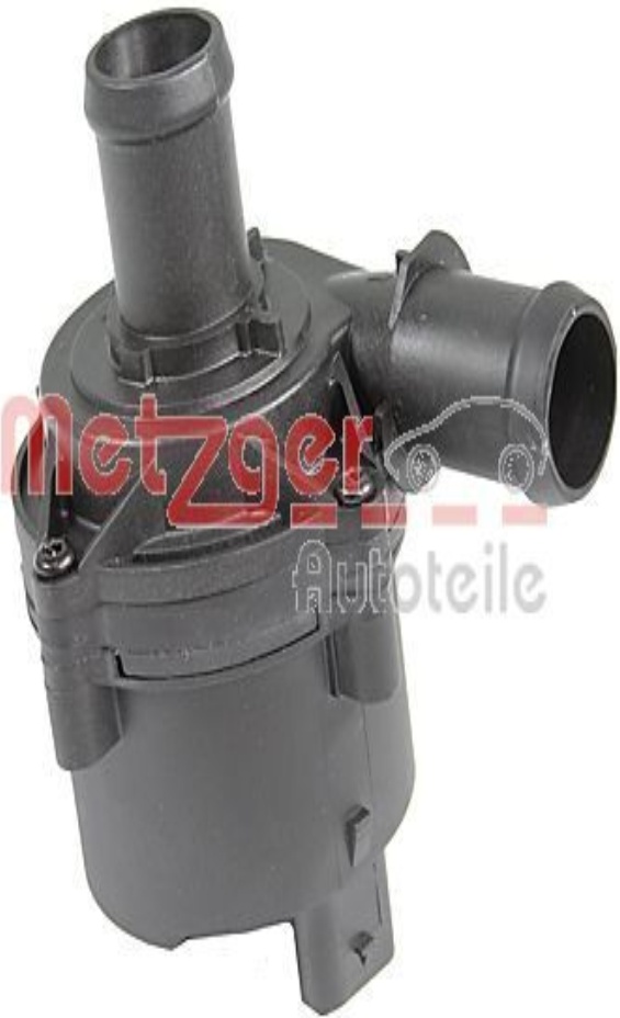 Left METZGER 2221105 Additional Water Pump for AUDI,CUPRA,SEAT,SKODA,VW
