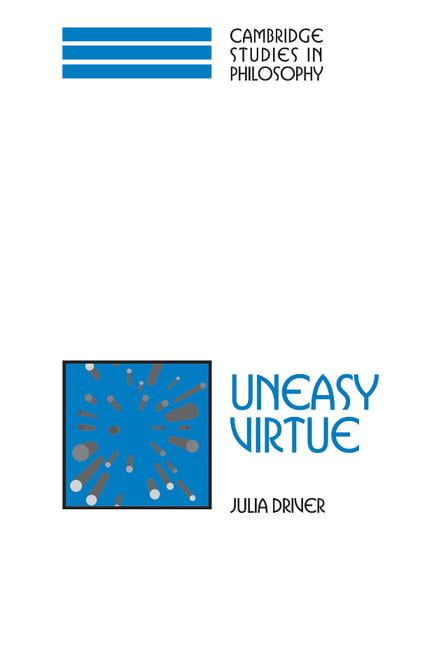 Uneasy Virtue by Julia Driver - 9780521781725