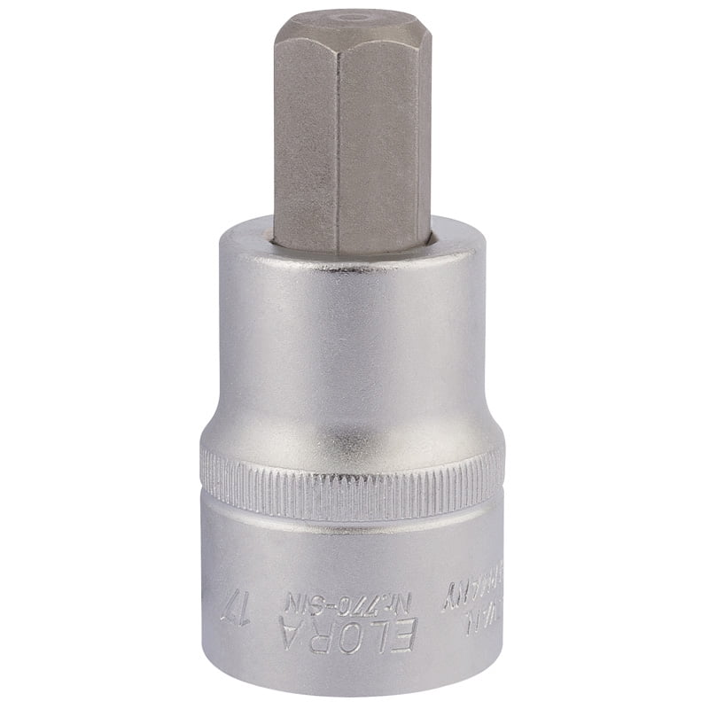 Draper 15553 Elora Hexagon Screwdriver Socket 3/4"" Sq Dr 17mm