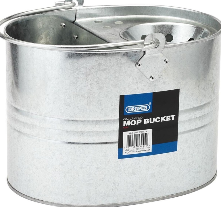 Draper 53245 Galvanised Mop Bucket 9L