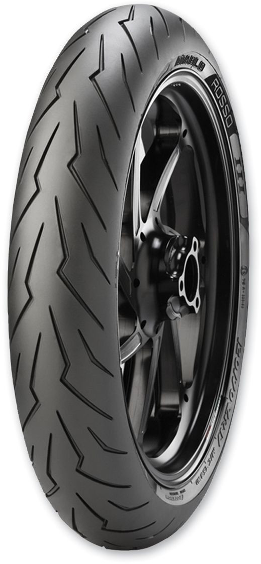 Pirelli Diablo Rosso III 120 70 ZR17 (58W) TL Front Motorcycle Tyre - 1207017