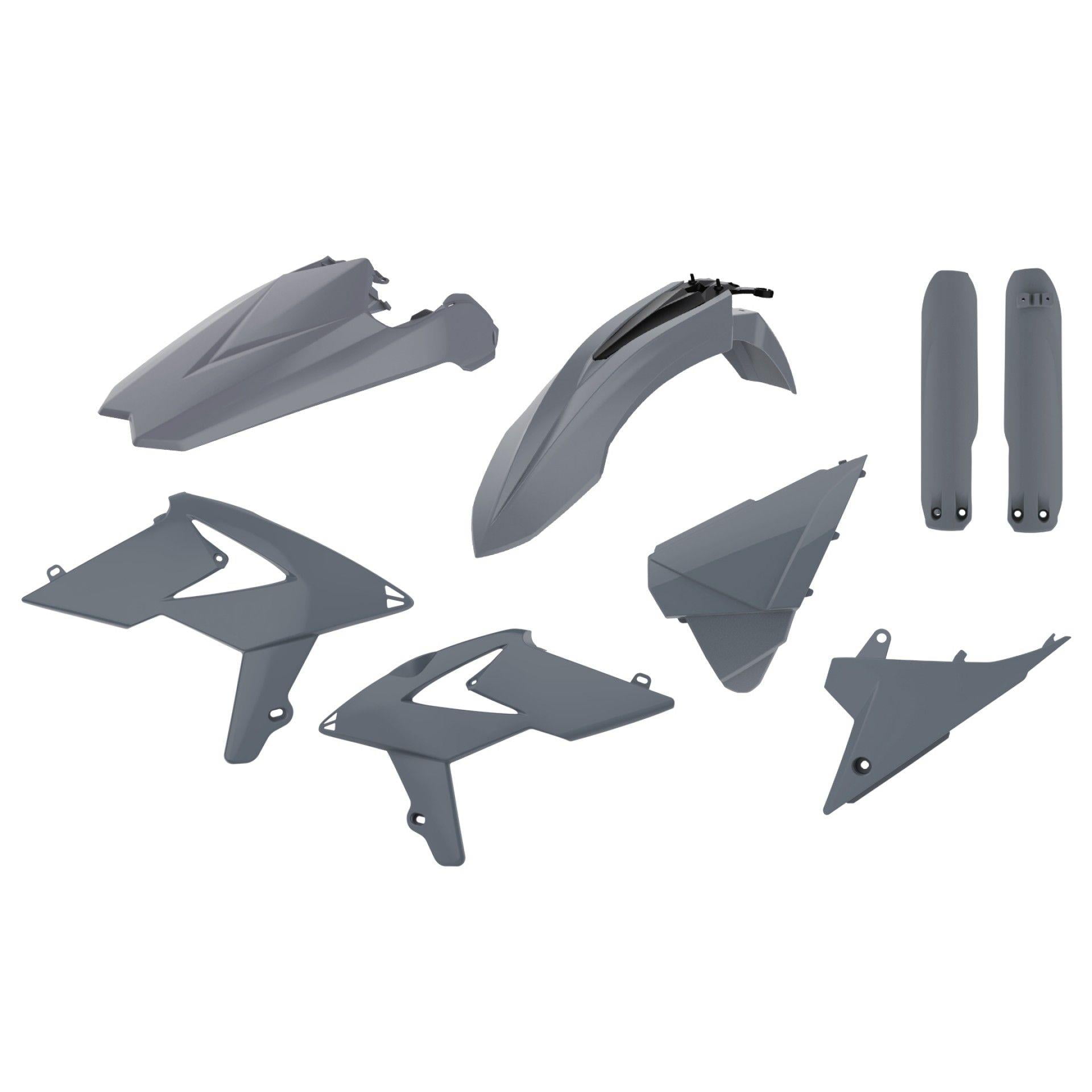 Free Shipping Polisport Gray-Beta RR 2T/4T Plastics Kit For Motorcycle Parts
