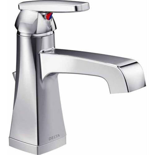 Delta 564-MPU-DST Chrome-Polished 1 Handle Bathroom Sink Spigot w/ Pop-Up Drain