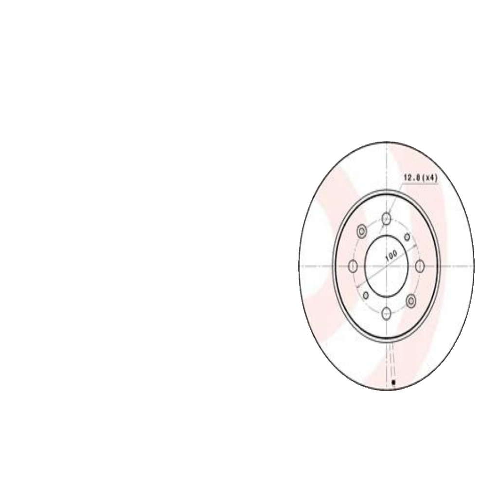 Brembo Brake Disc Pair - 09550911