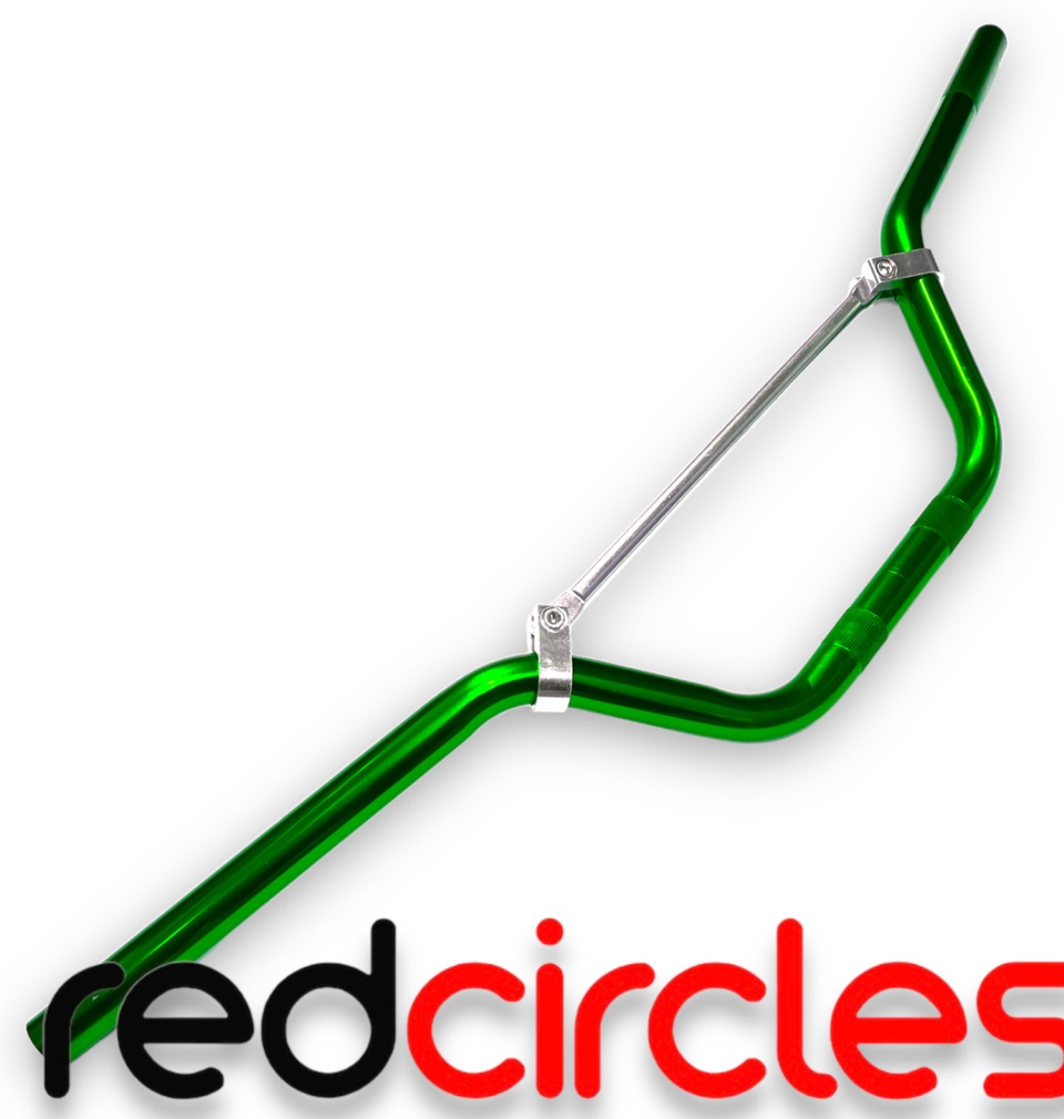 22mm GREEN PIT DIRT BIKE HANDLEBARS HANDLE BARS 140cc 150cc 160cc PITBIKE