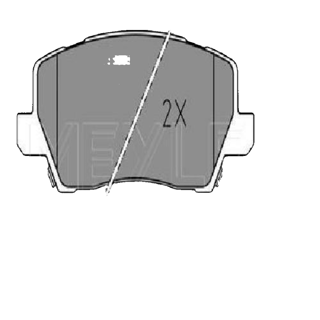 Front MEYLE 025 229 0417 Brake Pad Set, disc brake for KIA