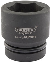 Draper 05120 Draper Hi-TORQ Impact Socket 1"" Sq Dr 40mm