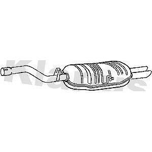 Klarius box with tail pipe fits BMW 320 323 328 330 2.0-3.0 97-00 BM373X