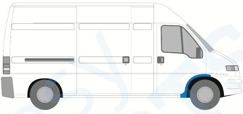 FIAT DUCATO BOXER RELAY 1994-2006 FRONT WHEEL ARCH + SILL REPAIR PANEL / LEFT