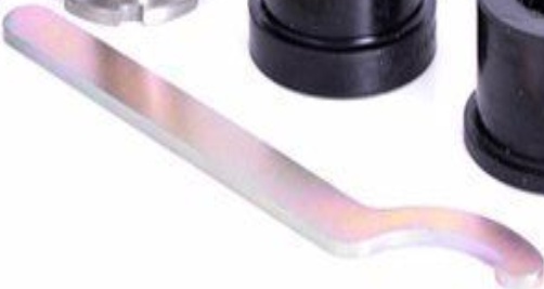 PFF73-401GBLK Powerflex Black Front Arm Front Bushes Camber Adjustable