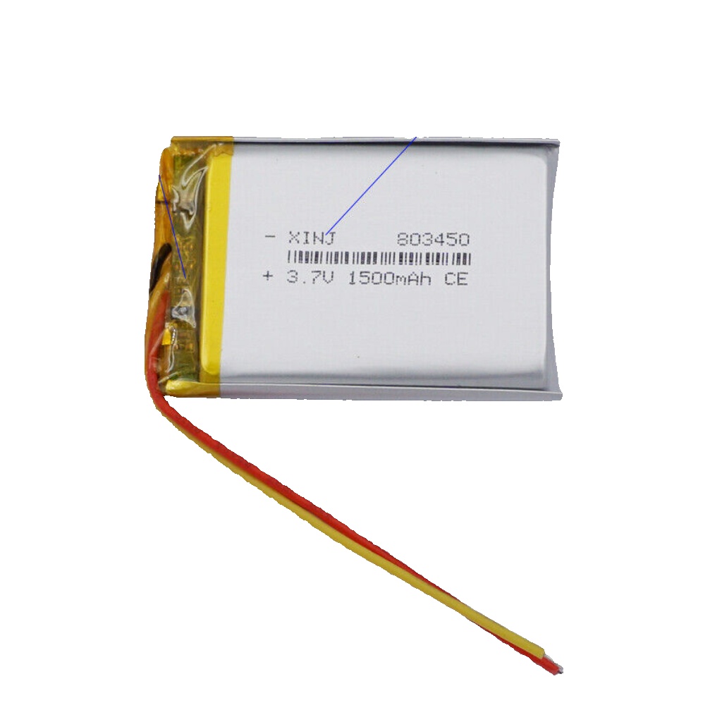 3.7V 250mAh 0.925Wh Thermistor Li Li-ion Battery 402035 JST 3Pin Plug 3-Wires
