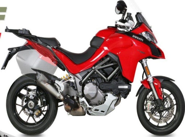 Mivv Exhaust Muffler Delta Race Inox kat for DUCATI MULTISTRADA 1200 2015 > 2017