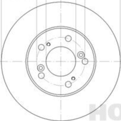 For Honda Brake Discs Pair Front Vented MDC998 282 mm Diameter Mintex
