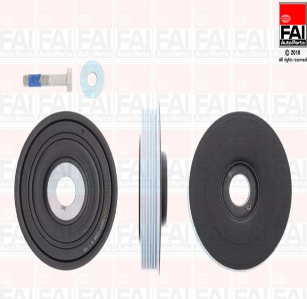 FAI FVD1013K Crankshaft Belt Pulley Set Fits BMW