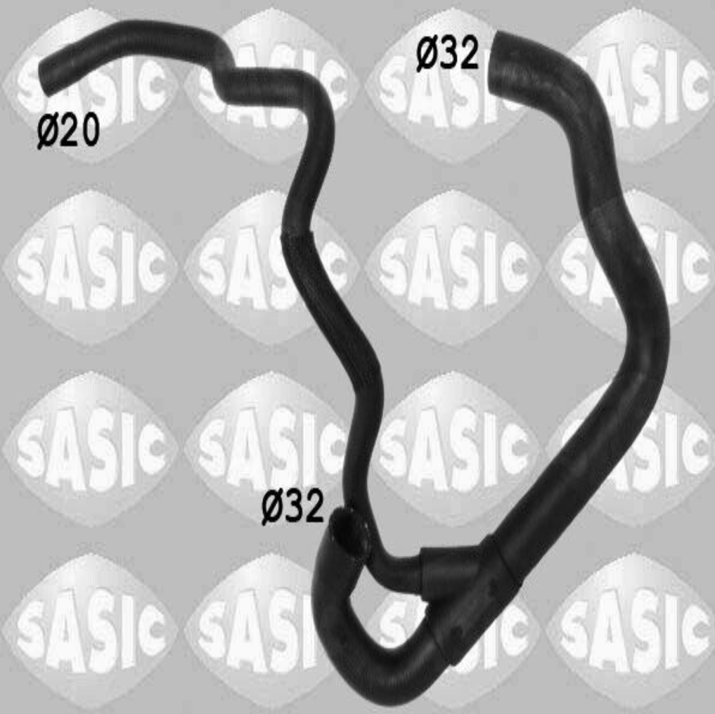 Lower SASIC 3406253 Radiator Hose for FORD