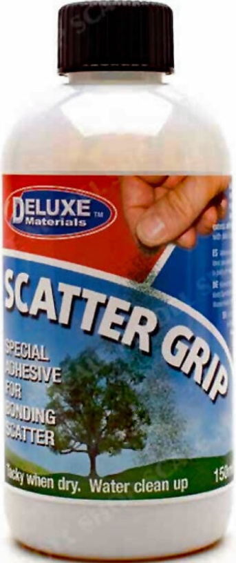 SCATTER GRIP 150ml Tacky Glue railway garden scenery etc AD25 Deluxe Materials