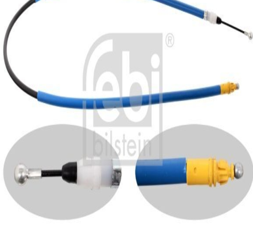 FEBI 33167 CABLE PULL PARKING BRAKE Rear LH