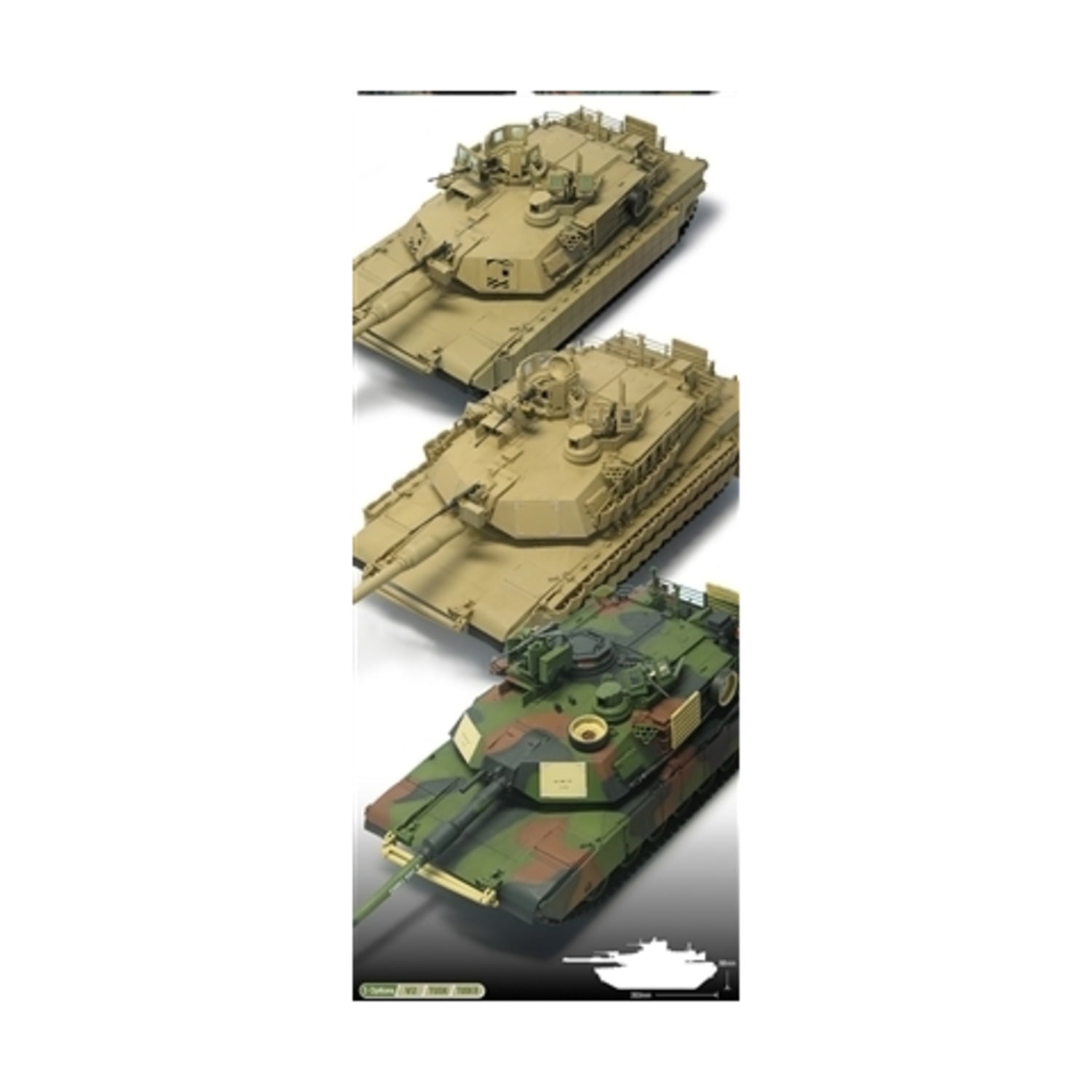 Academy 13298 1/35 US Army M1A2 Main Battle Tank