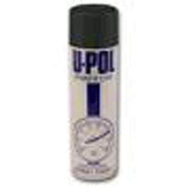 UPOL Power Can Matt Black Aerosol Topcoat Colour Fast Dry Spray Paint 500ml X2