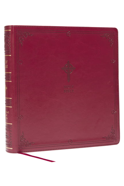 NABRE XL, Catholic Edition, Leathersoft, Burgundy, Comfort Pr... - 9780785290926