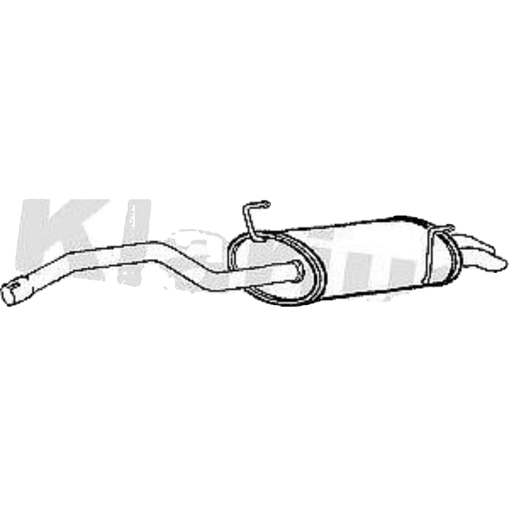 Klarius PG718Q Exhaust Rear Box 807 C8 2.0 2.2 02-09