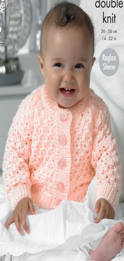 King Cole Baby DK Knitting Pattern - 4396 Cardigans & Blanket