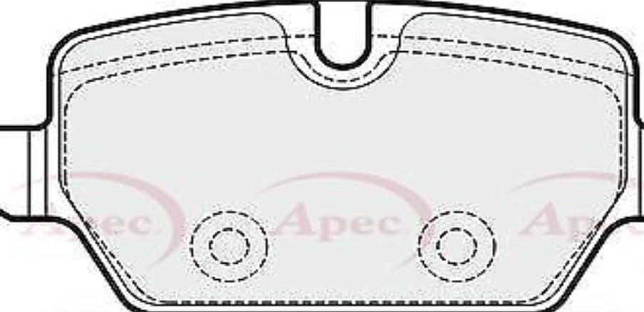 Brake Pad Set For Disc Brake Rear For TRW Braking System Fits Mini APEC PAD1817