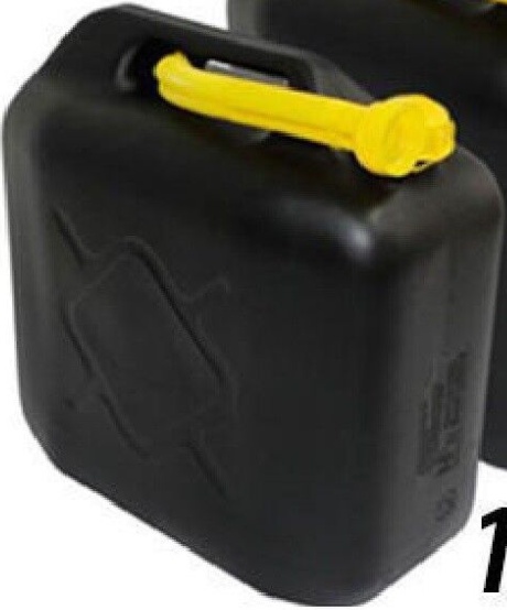 20L FUEL JERRY CAN PETROL DIESEL WITH POURING SPOUT ( 20 L )